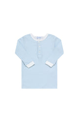 Blue Gingham Baby Pajamas