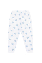 Blue Heart Print Pajama