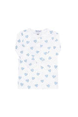 Blue Heart Print Pajama