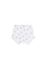 Pink Heart Print Onesie Set