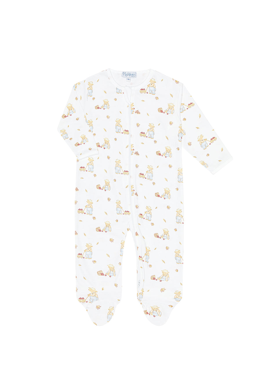 Harvest Time Zipper Footie