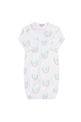 Pink Lamb Print Gown 
