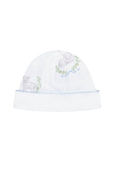 Blue Lamb Print Hat