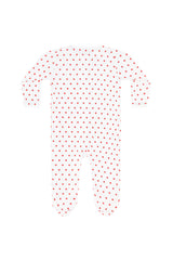 Little Apples Zipper Footie