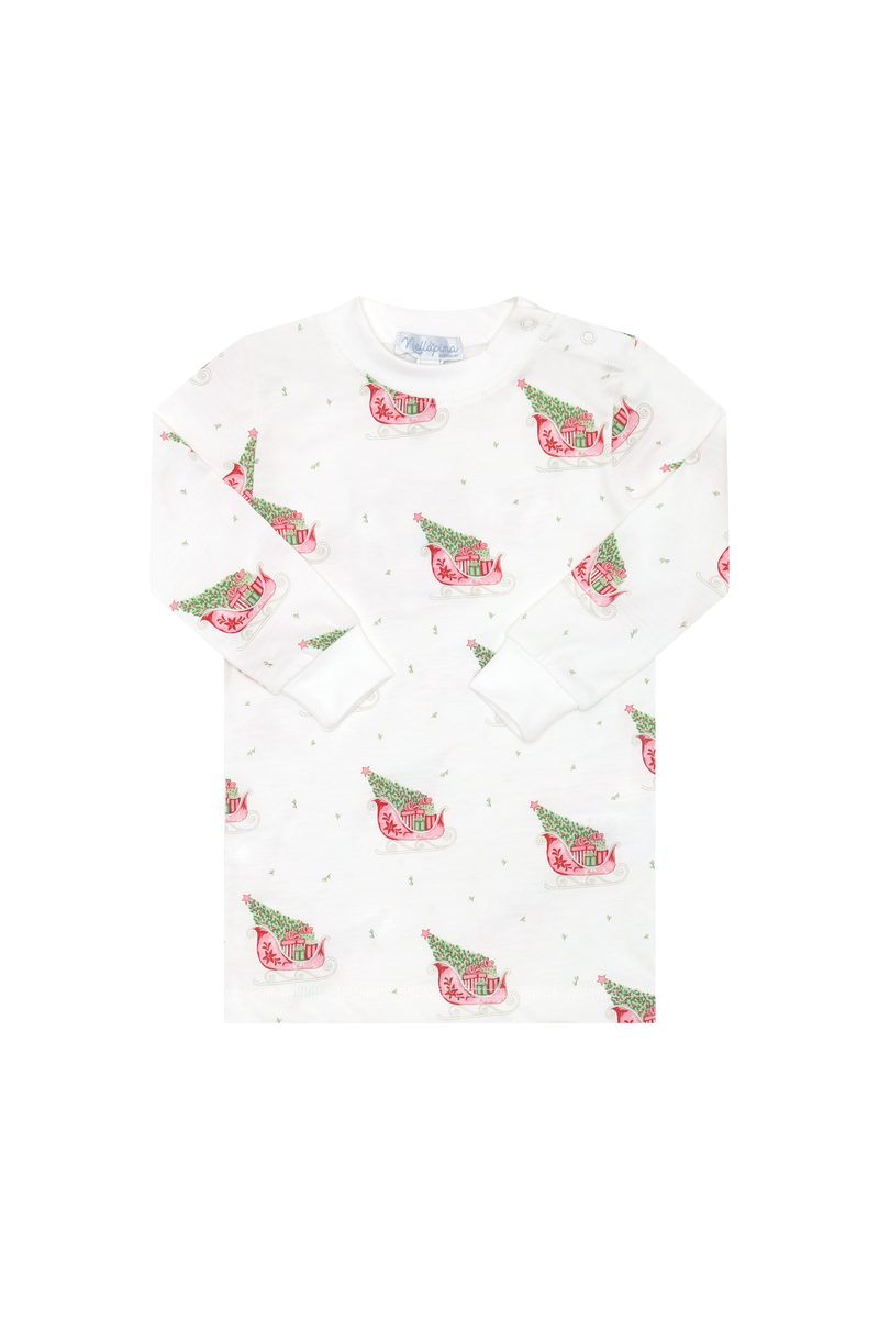 Red Merry Sleighs Pajamas