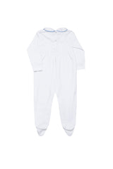 Nella Smocked Baby Boy Footie