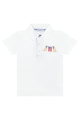 Nellapima American Pups Boys Short Set Blue Top
