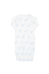 Nellapima Blue Elephant Gown Back