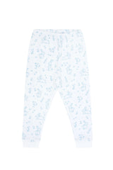 Nellapima Bunny Toile Pajama Blue Bottom