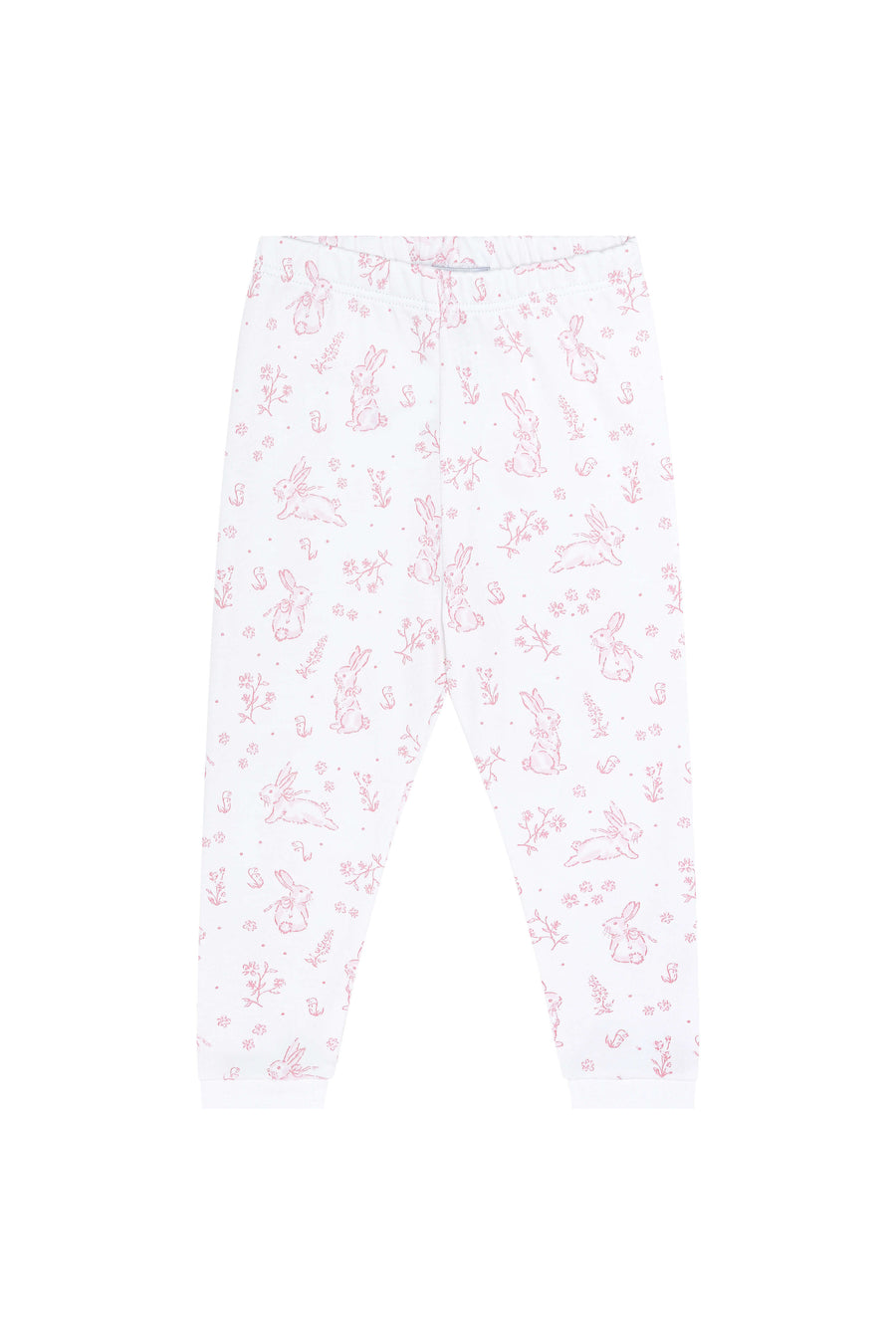 Nellapima Bunny Toile Pajama Pink Bottom
