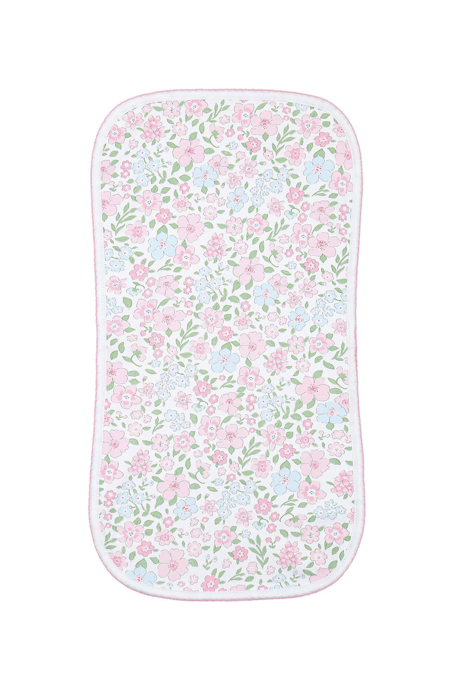 Nellapima English Garden Burp Cloth Unfolded