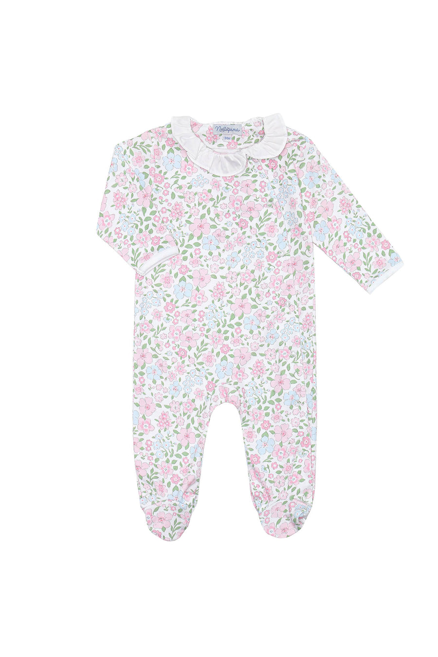 Nellapima English Garden Crossover Footie Front