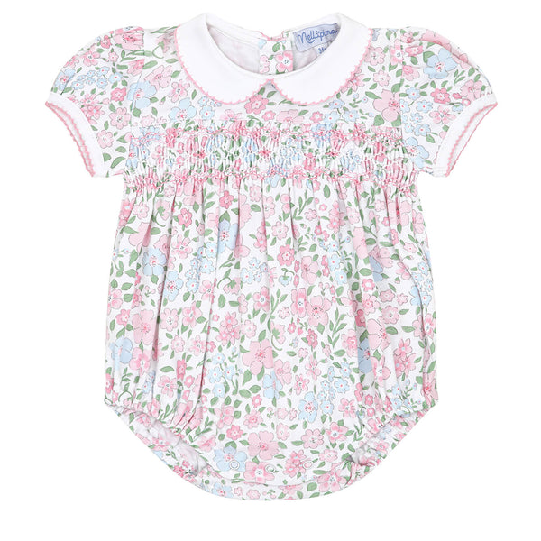 Buy English Garden Smocked Bubble in Pima Cotton | Nellapima