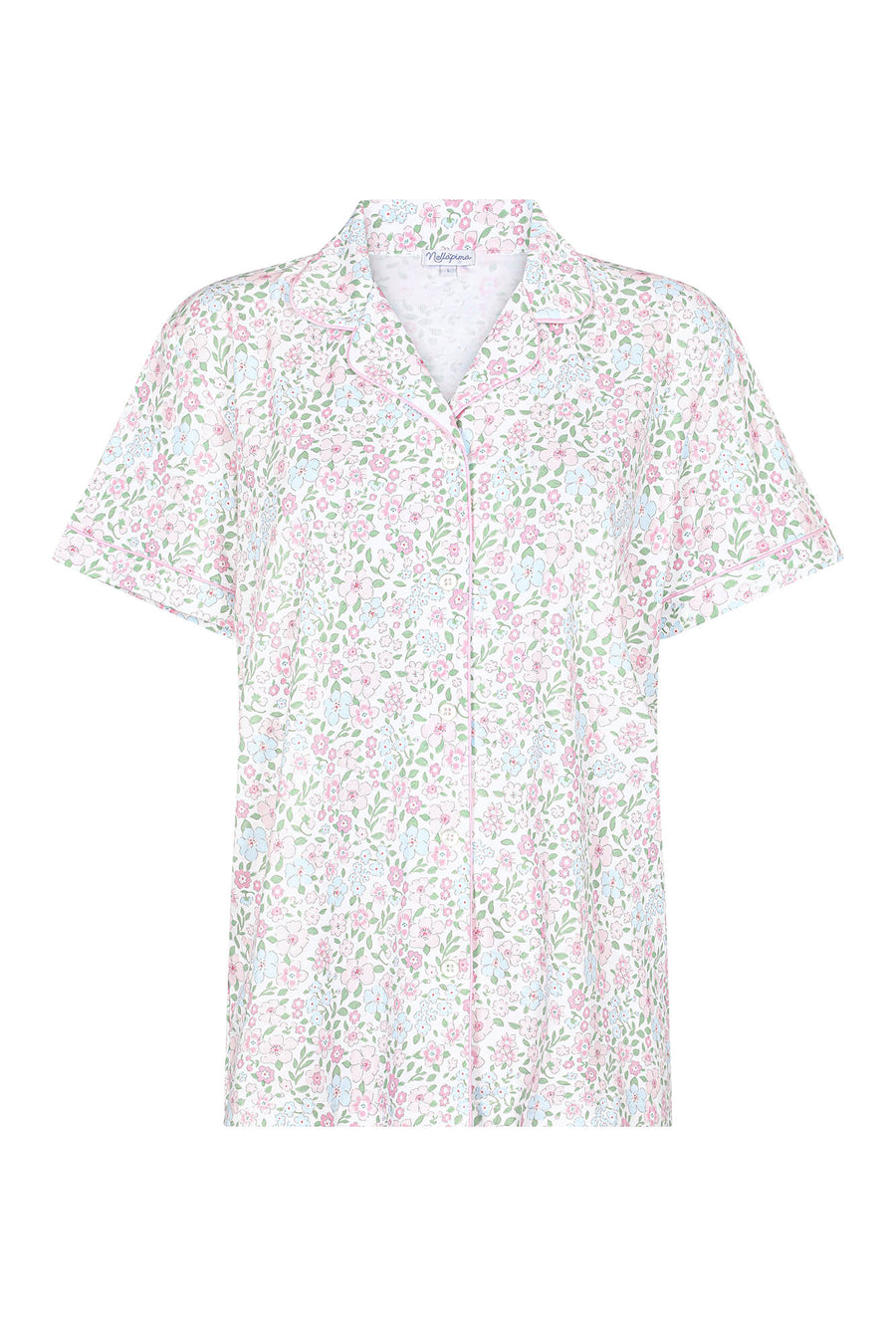 Nellapima English Garden Womens Short Pajamas Top