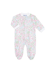 Nellapima English Garden Zipper Footie Front