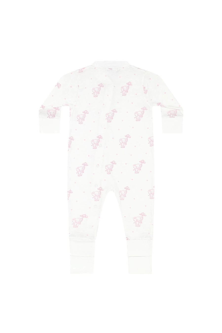 Nellapima Pink Elephant Coverall Back