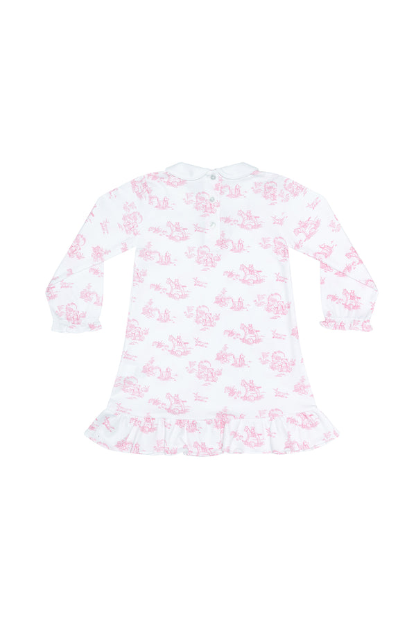 Pink Toile LS Playtime
