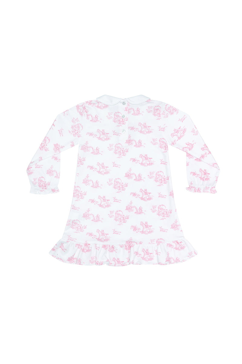 Pink Toile LS Playtime