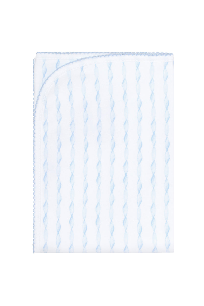 Blue Twirls Blanket