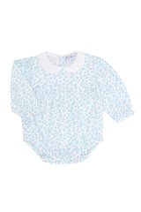 Blue Cheetah Print LS Bubble