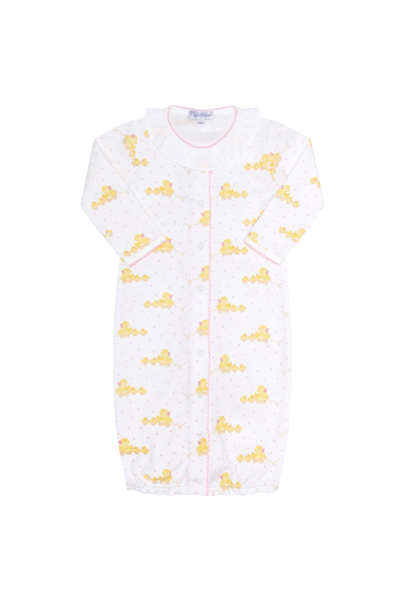 Pink Ducks Print Converter Gown