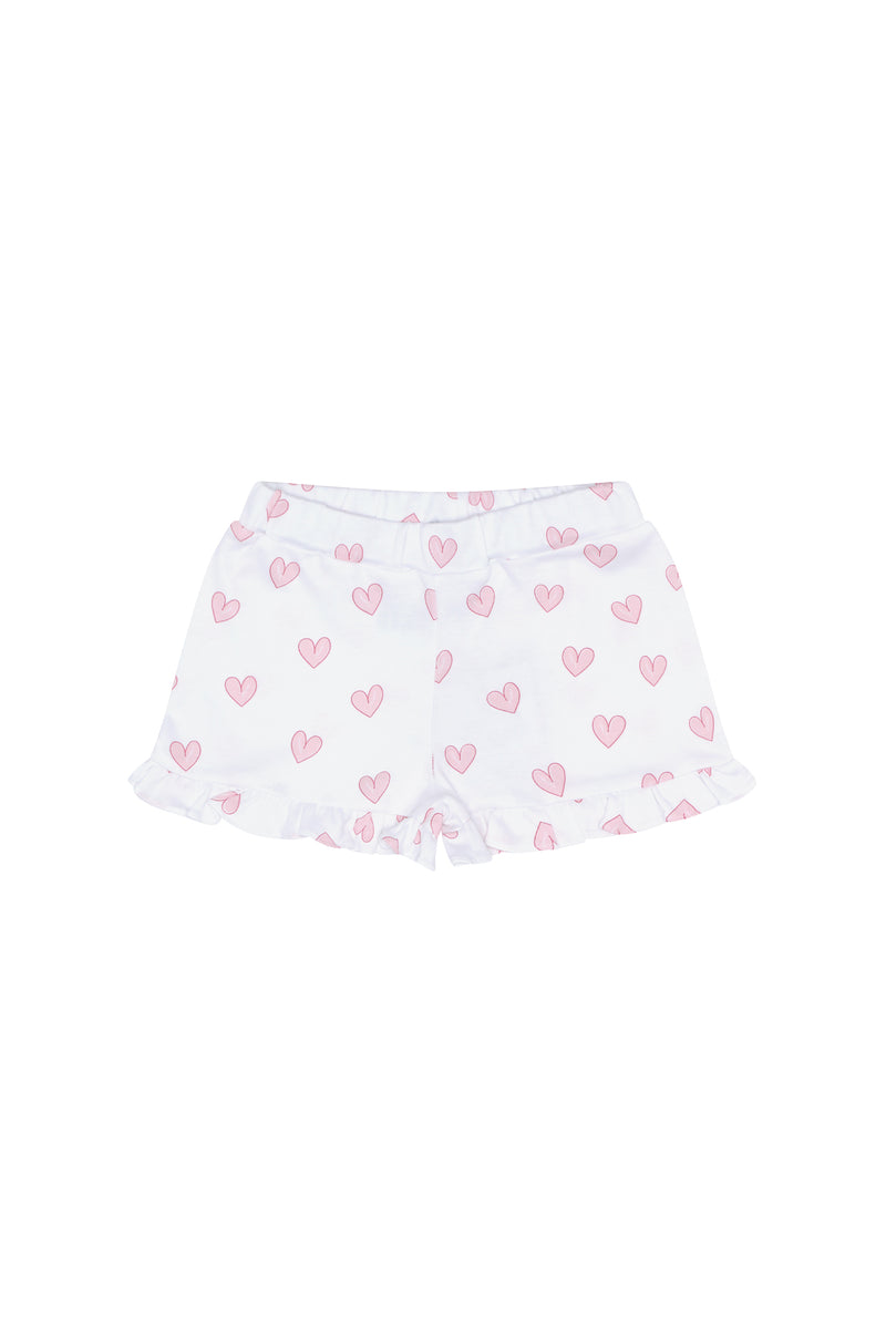 Pink Heart Short Set