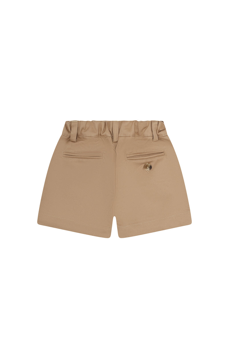 Khaki Twill Shorts