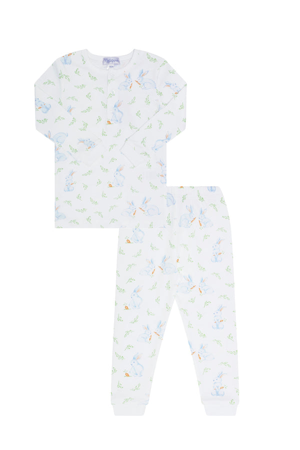 Blue Bunny Print Pajama