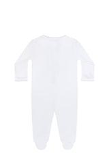 White Crochet Footie