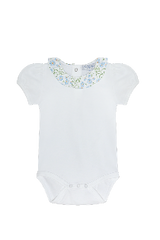 Blue Vines Print Onesie Set