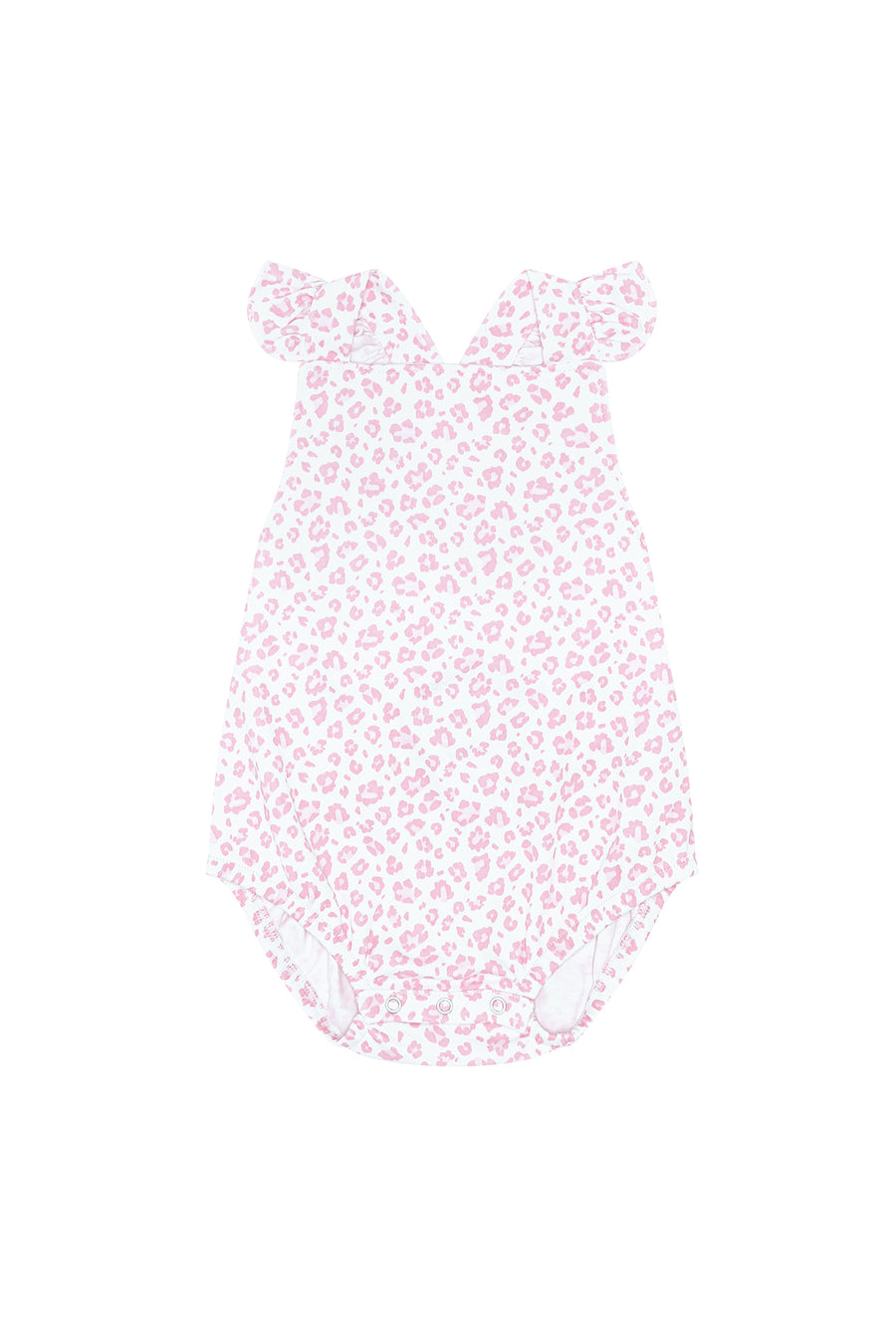 Pink Cheetah Print Ruffle Bubble