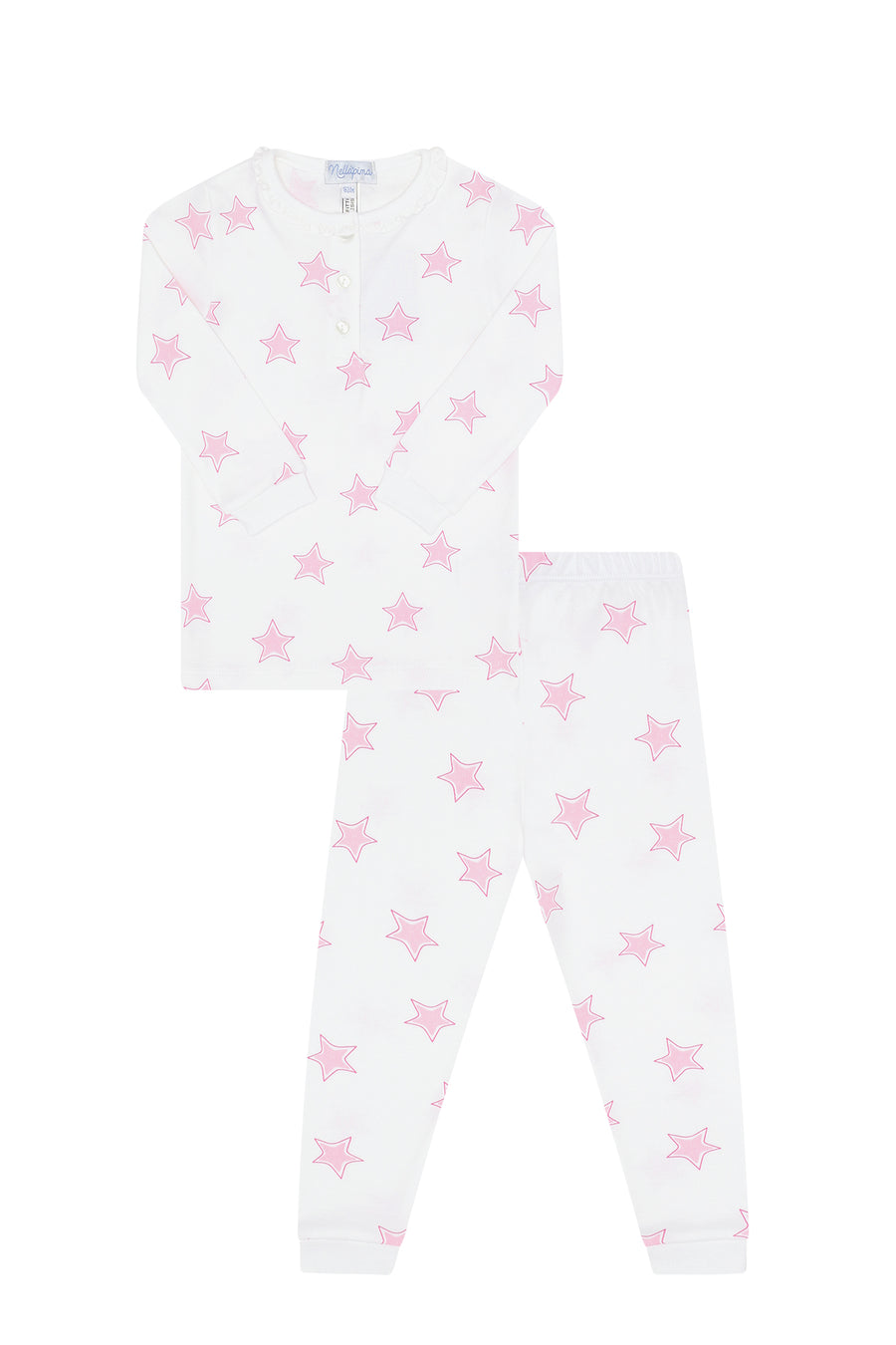 Pink Stars Print Pajama