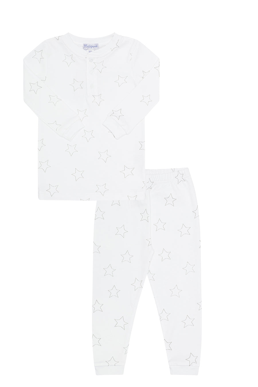 Grey Stars Print Pajama