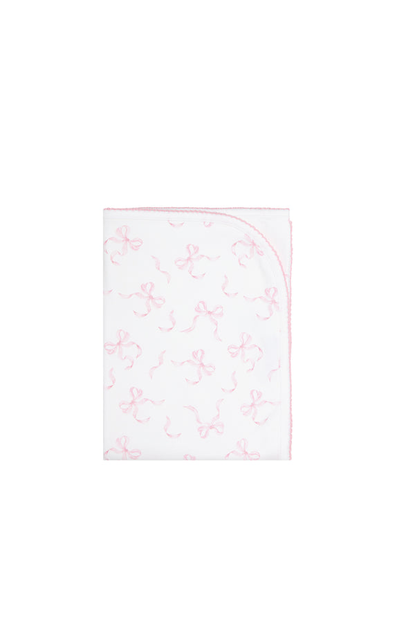 Charming Bows Print Blanket