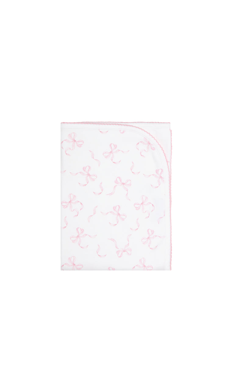 Charming Bows Print Blanket