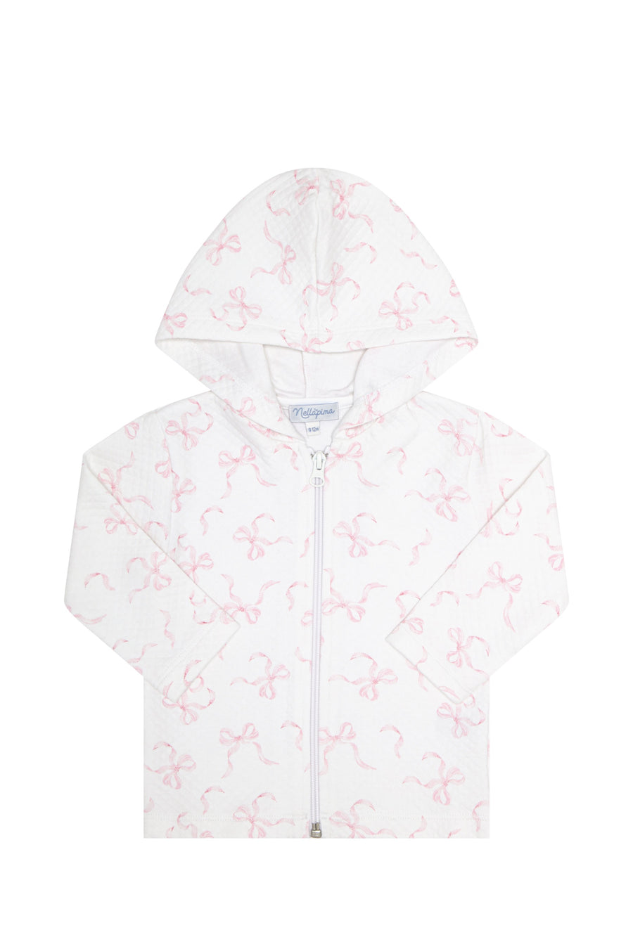 Charming Bows Print Jacquard Jacket