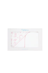 Pink Lone Star Toile Towel