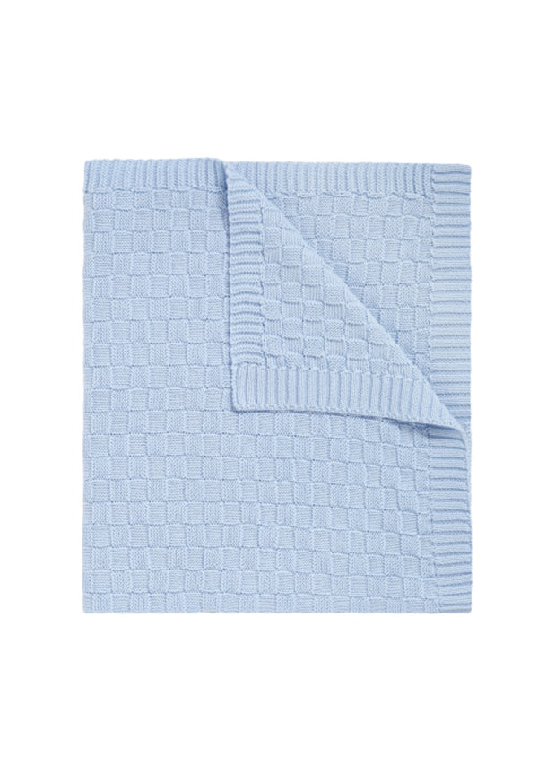Basket Weave Knit Blanket