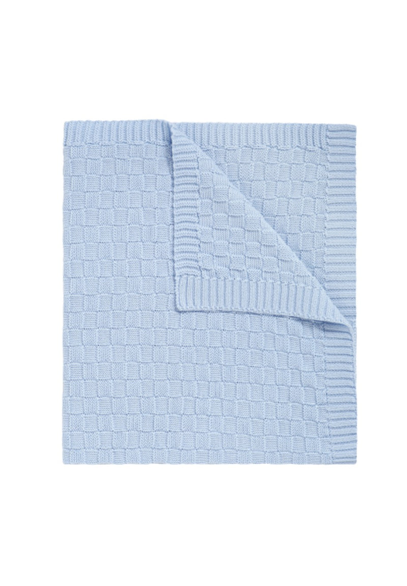 Basket Weave Knit Blanket