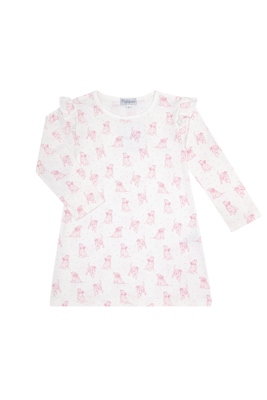 Pink Puppy Love Print Playtime Dress