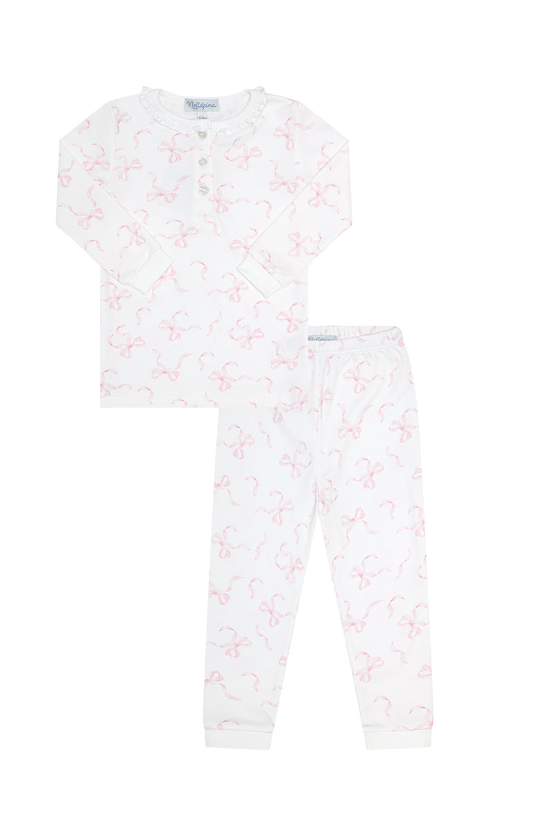 Charming Bows Print Pajamas