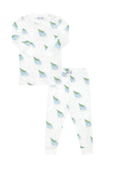 Blue Merry Sleighs Pajamas