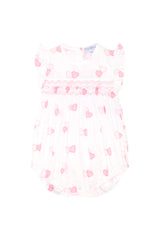 Sweetheart Woven Smocked Bubble