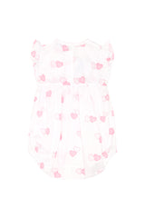 Sweetheart Woven Smocked Bubble