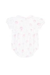 Pink Pumpkin Patch Smocked Bubble