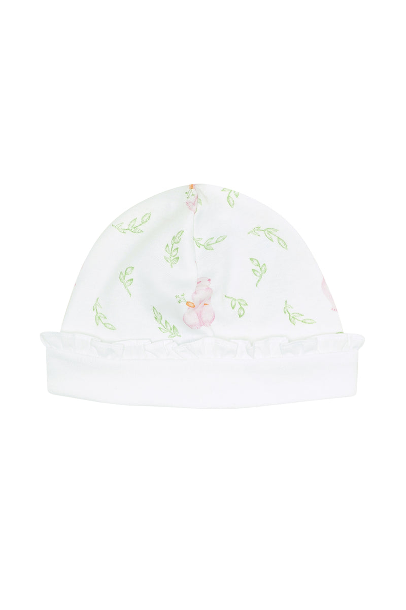 Pink Bunny Print Hat