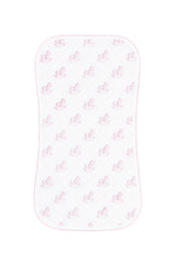 Pink Rocking Horse Burp Cloth