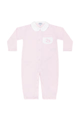 Pink Rocking Horse Embroidered Converter Gown