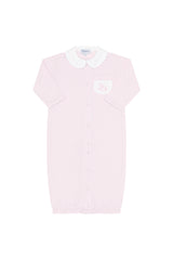 Pink Rocking Horse Embroidered Converter Gown