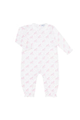 Pink Rocking Horse Romper LS